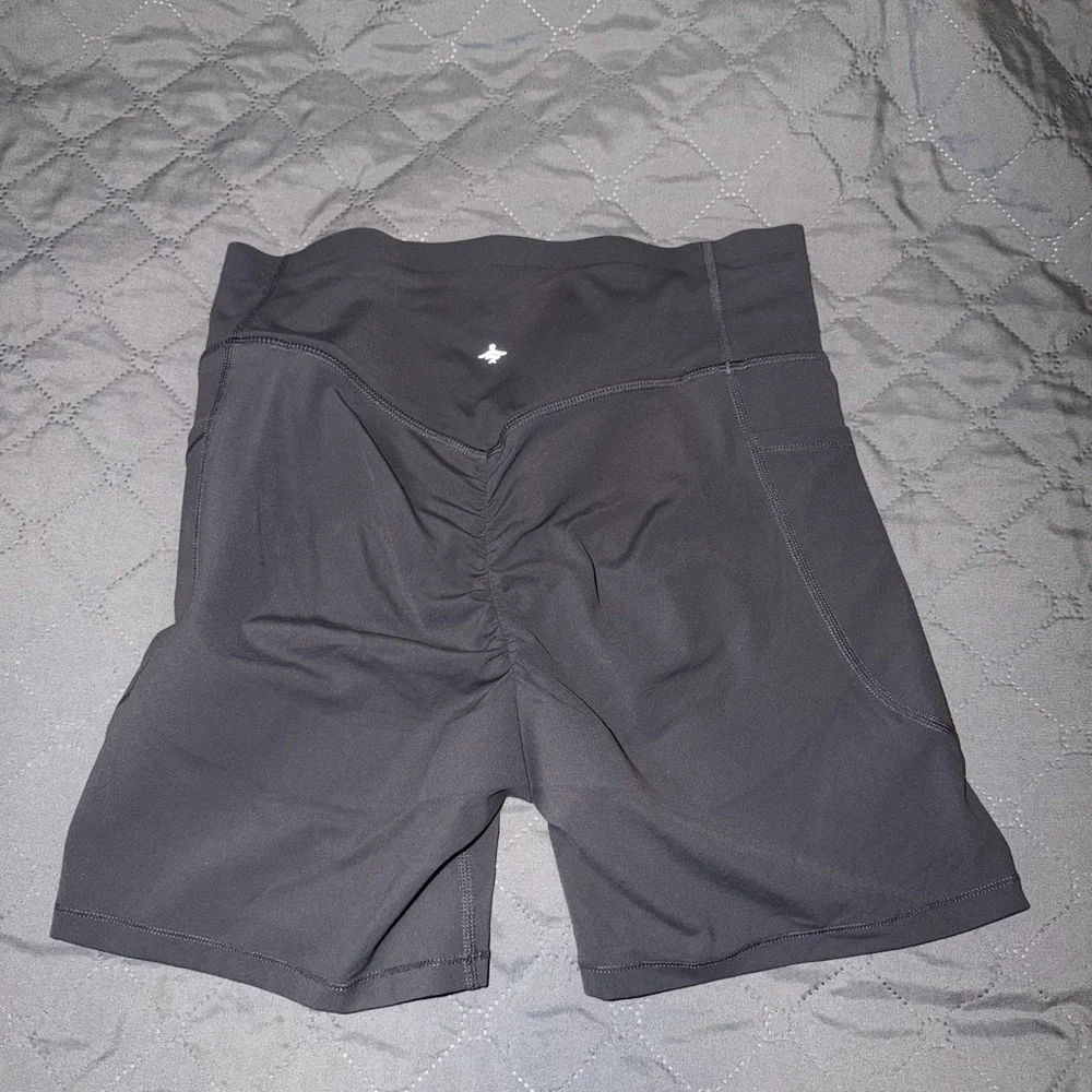 Halara Women’s Gray Active Shorts - Stretch Performance - Picture 2 of 5